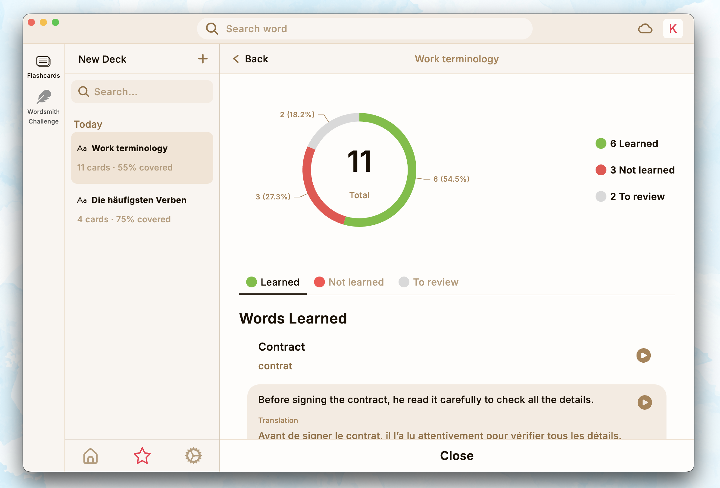 Usage Example: Track Progress